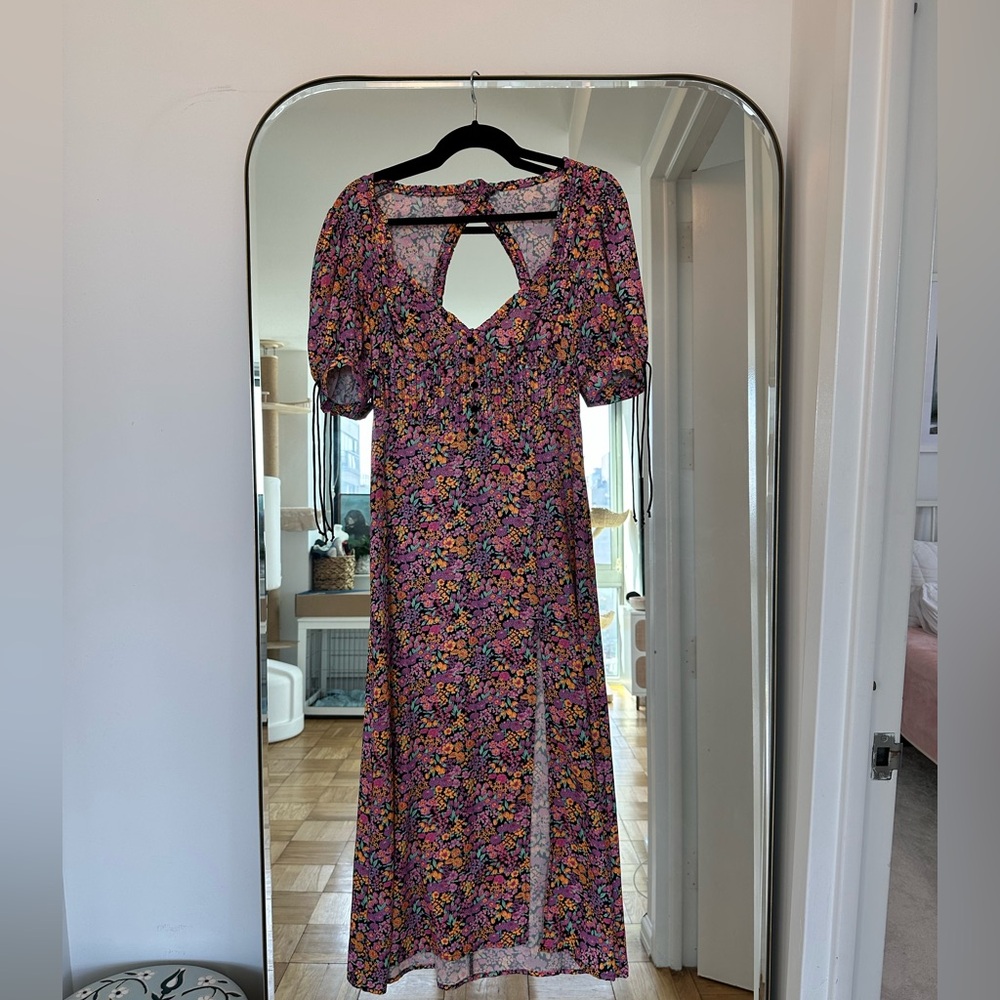 For Love & Lemons slit dress - size S
